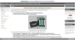 Desktop Screenshot of edubraille.pl